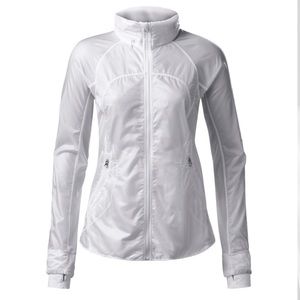 Lululemon Goal Crusher Jacket White Color Size 10